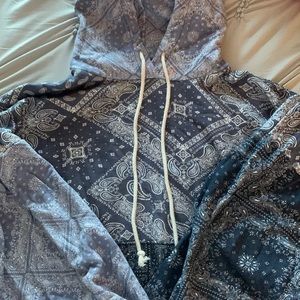 American Eagle Bandana Hoodie